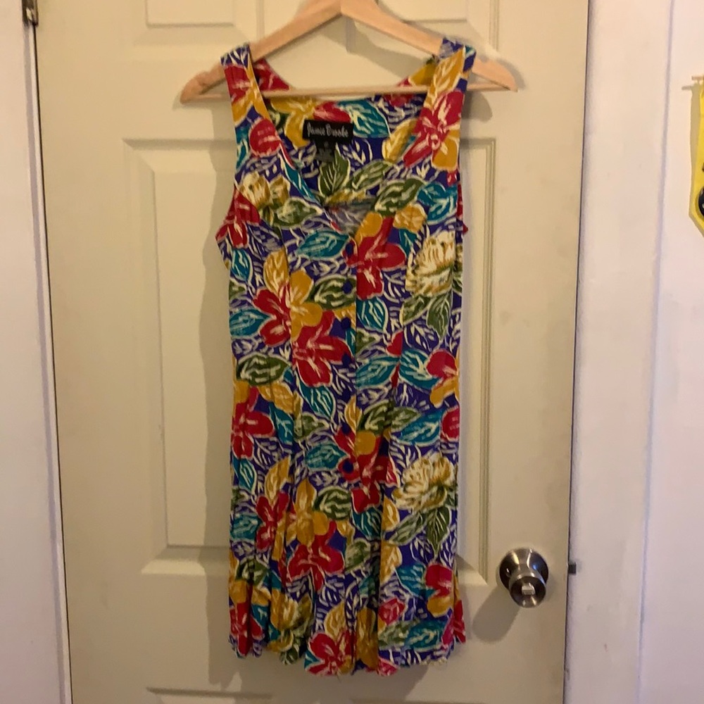 Vintage floral romper